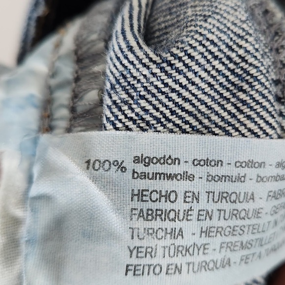 Zara High Waist Baggy Fit Jeans Size 2 - Picture 8 of 8